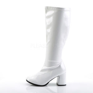 Wide Width Calf Shaft Stretch Knee High Heel Boots
